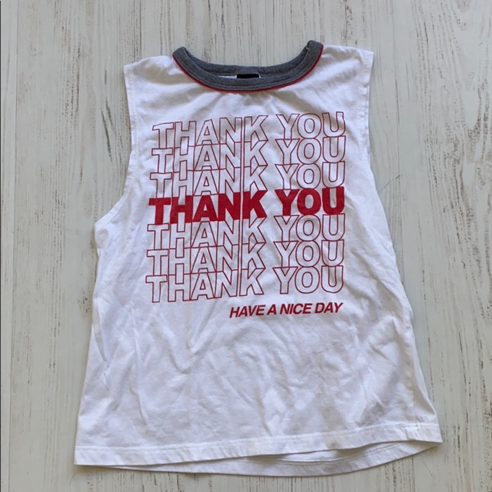 Thank You tank top size XS